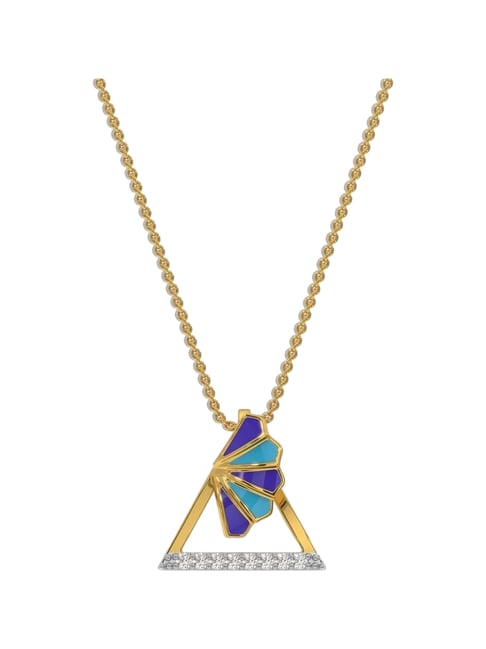Kisna Diamond & Gold Jewellery 18k Fianle Pendant