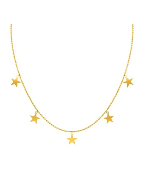 Kisna Diamond & Gold Jewellery 14k Aarna Pure Gold Necklace for Women