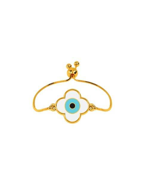 Kisna Diamond & Gold Jewellery 14k Pure Gold Emel Ring for Women