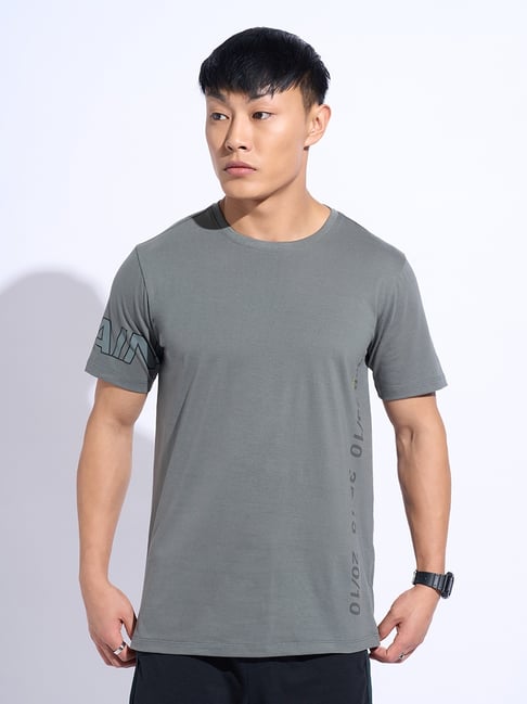 Ajile By Pantaloons Grey Slim Fit Sports T-Shirt-picture-38
