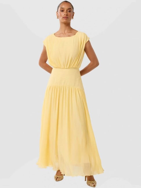 Buy Forever New Navy Hadley Waterfall Petite Midi Dress for Women Online @  Tata CLiQ