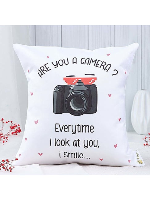 FNP Cheesy Love Message Valentine Cushion