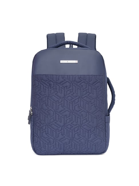 TOMMY HILFIGER Calypso 18 Navy Blue Laptop Backpack-picture-43