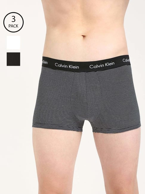 Calvin Klein Underwear Multicolored Cotton Slim Fit Trunks Pack