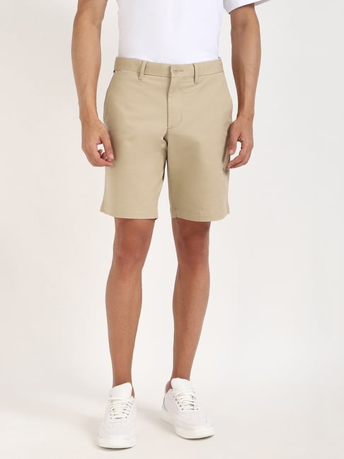 Tommy Hilfiger Sandalwood Cotton Regular Fit Shorts-picture-39