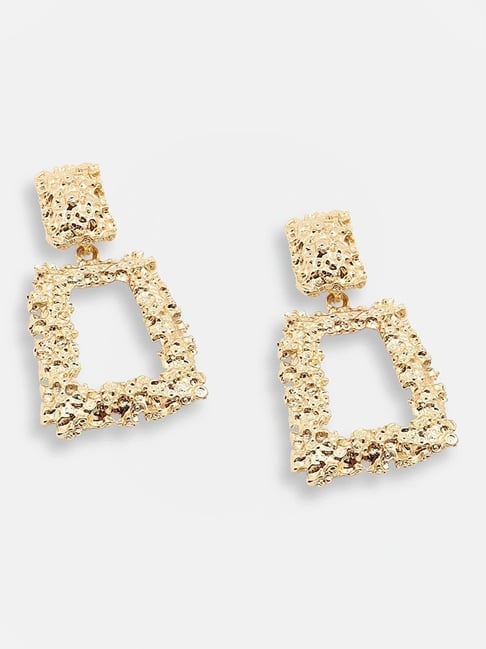 Sohi Gold Plated Party Designer Drop Earrings-picture-34