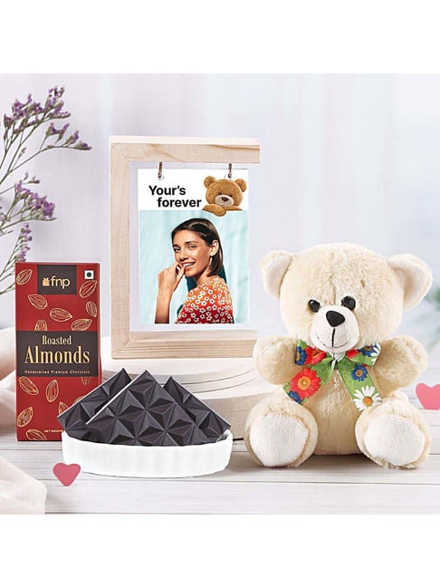 FNP Picture Perfect Love Frame & Teddy Combo