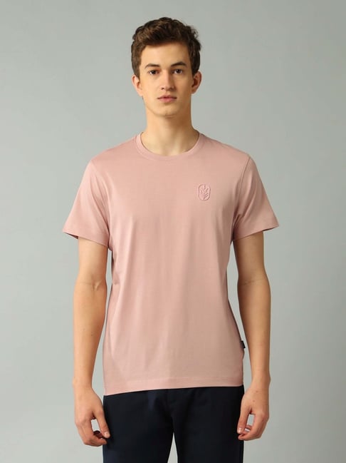 Arrow New York Pink Regular Fit Printed T-Shirt-picture-37