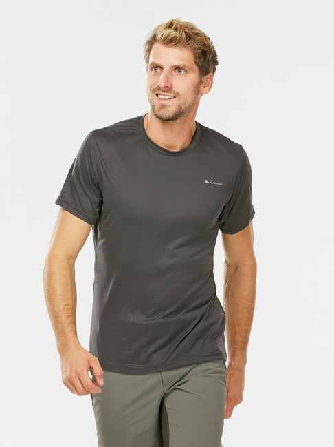 Quechua by Decathlon Carbon Grey Slim Fit Sports T-Shirt-picture-21