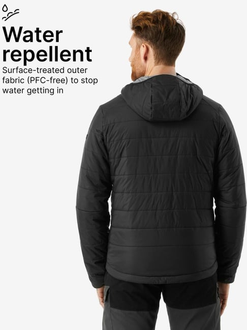 【BLACK】Hooded padded jkt Forclaz Men's MT100 Hooded Synthetic Jacket – Decathlon