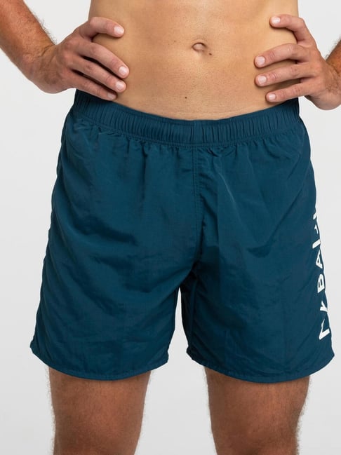 Nabaiji by Decathlon Dark Petrol Blue Slim Fit Swim Shorts