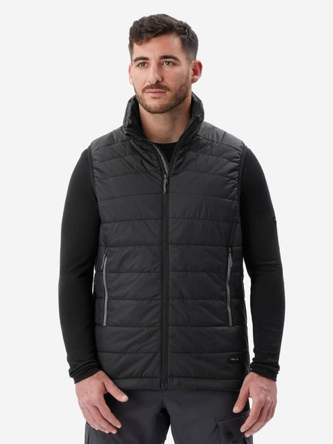 Forclaz by Decathlon Black Slim Fit Quilted Sports Jacket-picture-37