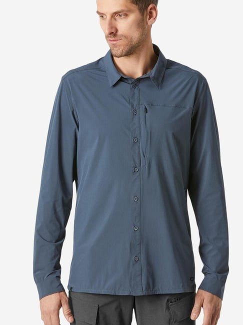 Forclaz by Decathlon Abyss Grey Slim Fit Shirt-picture-34