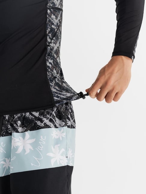 Olaian by Decathlon Black Skinny Fit Swimwear