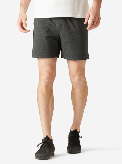 Buy Domyos By Decathlon Grey Slim Fit Sports Shorts for Mens
