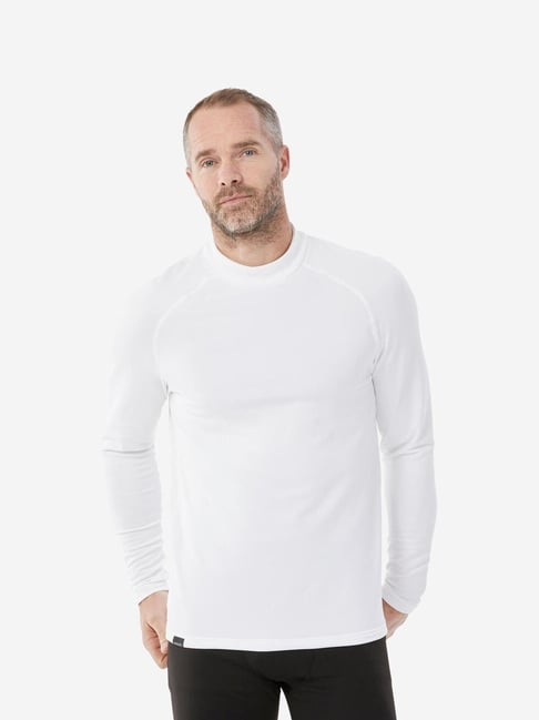 Wedze by Decathlon Snow White Skinny Fit Thermal Top