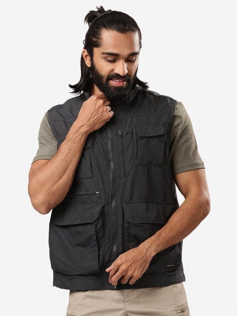 Forclaz by Decathlon Carbon Grey Slim Fit Sports Jacket-picture-19