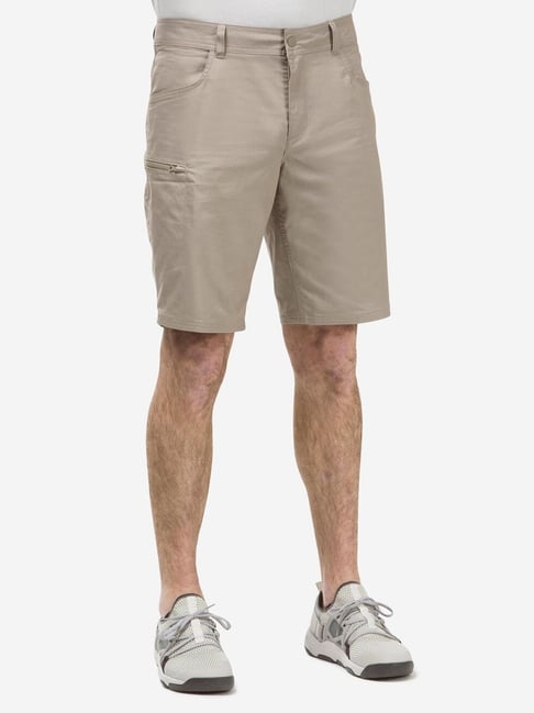 Quechua by Decathlon Beige Slim Fit Sports Shorts-picture-41