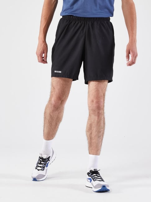 Kalenji by Decathlon Black Slim Fit Sports Shorts