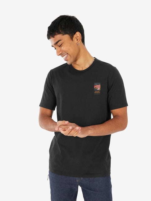 Quechua by Decathlon Black Slim Fit Sports T-Shirt-picture-22