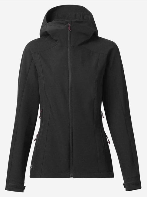 FORCLAZ By Decathlon Black Plain Windbreaker Jacket