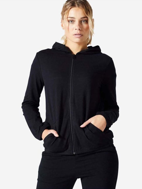 Domyos by Decathlon Black Plain Jacket