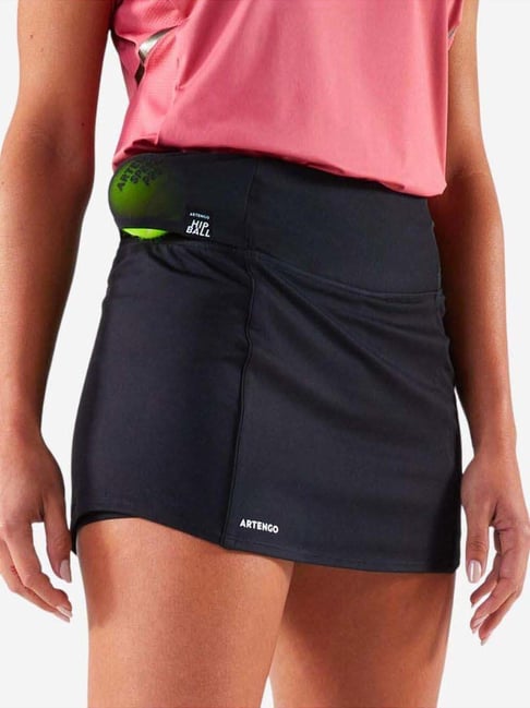 Buy ARTENGO By Decathlon Black Plain Tennis Skirt for Women Online