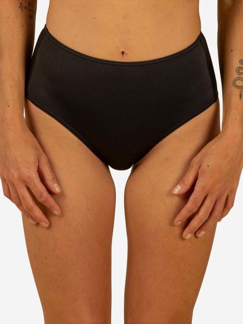 Olaian by Decathlon Black Plain Bikini Bottom