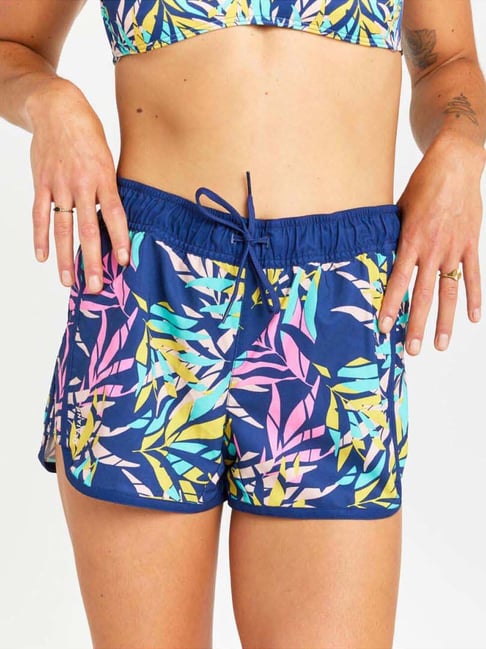 Olaian by Decathlon Blue Printed Swim Shorts