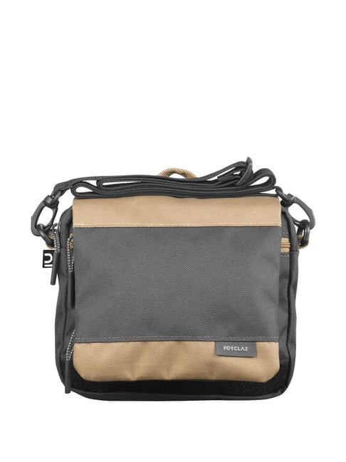 FORCLAZ By Decathlon Carbon Grey Solid Cross Body Bag-picture-21