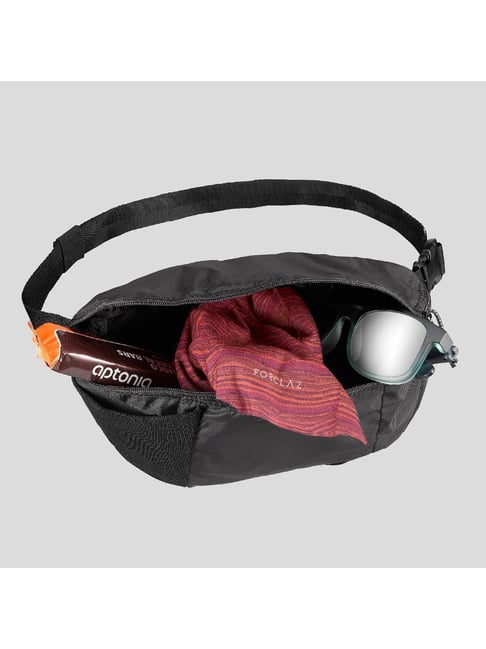 Forclaz by Decathlon Black Solid Cross Body Bag