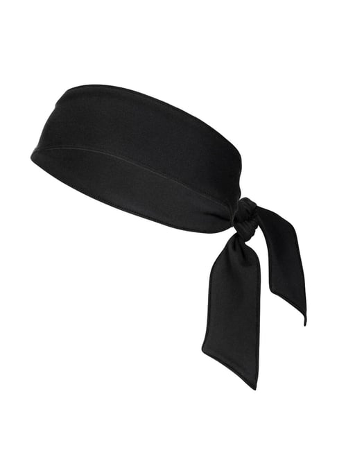Artengo by Decathlon Black Solid Head Band