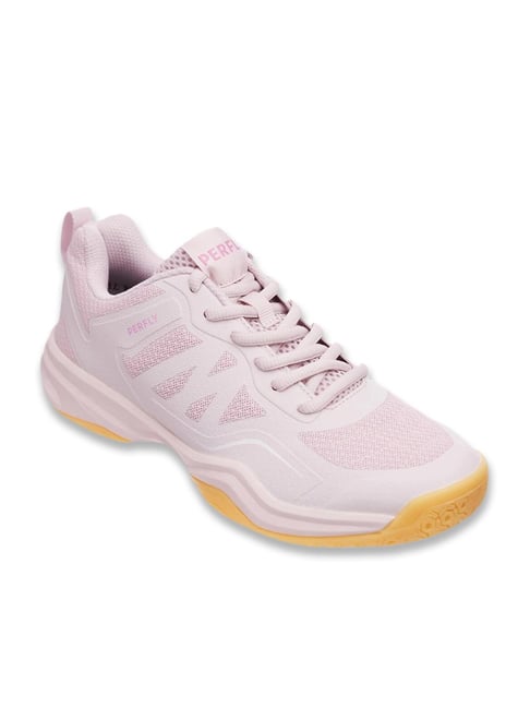 Perfly by Decathlon Women's Lavender Indoor Court Shoes