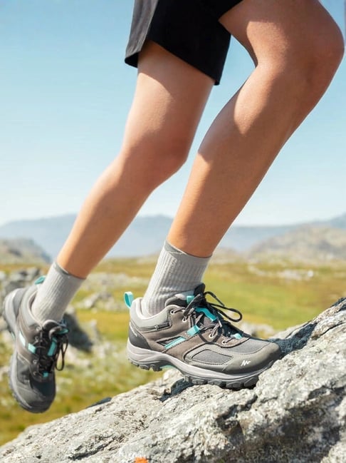 Quechua by Decathlon Women's Grey Outdoor Shoes