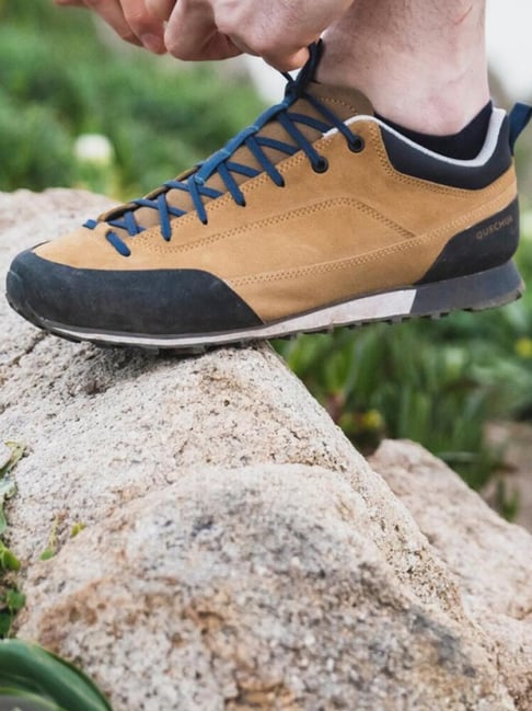 Buy QUECHUA By Decathlon Men's Beige Outdoor Shoes for Men at Best