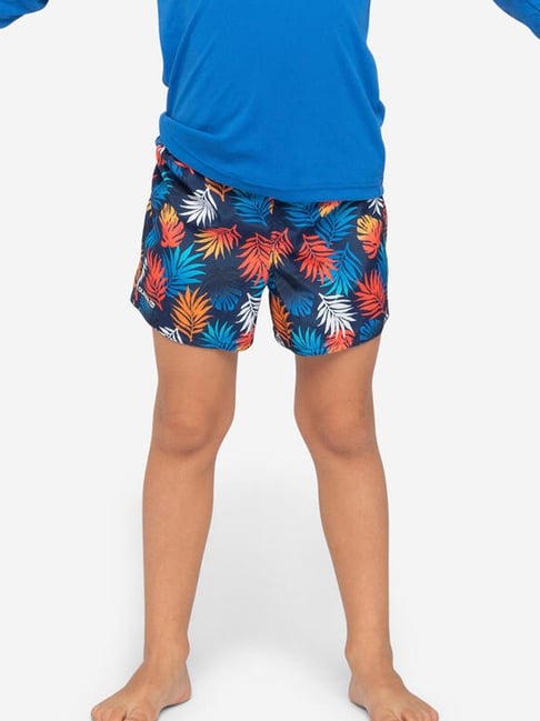 Olaian by Decathlon Kids Multicolor Printed Swim Shorts-picture-28
