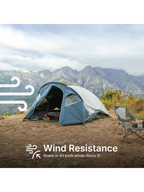 Quechua by Decathlon Camping tent MH100 XL 3-P Blue Black