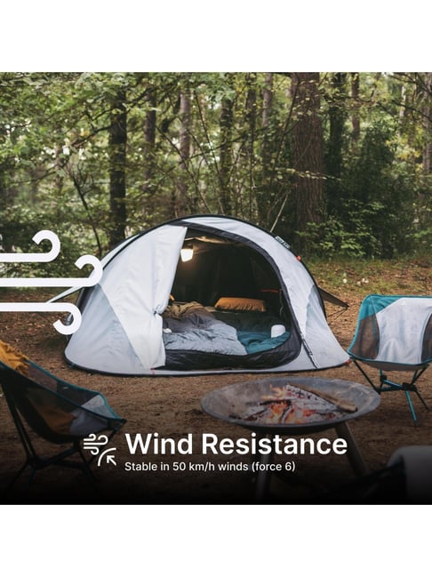 Quechua by Decathlon Camping Tent Seconds Person Fresh Black