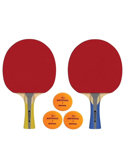 Pongori by Decathlon Table Tennis Set TTR100 Rackets x2 Balls x3