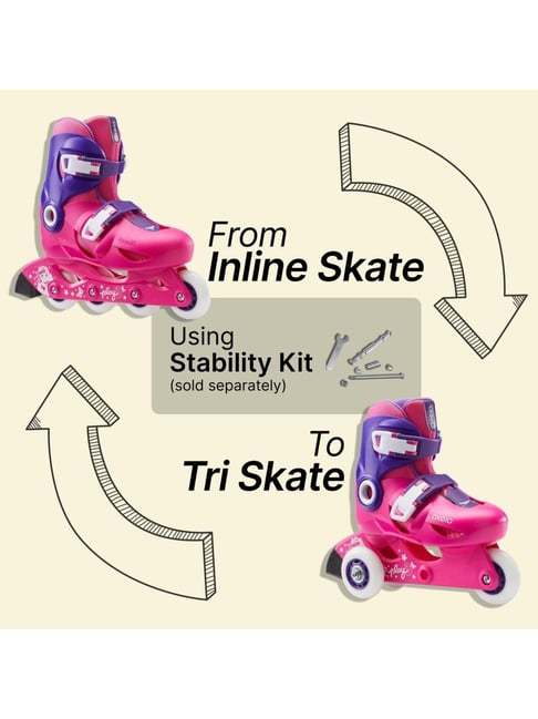 Oxelo by Decathlon Kids Skating Shoes Inline Play