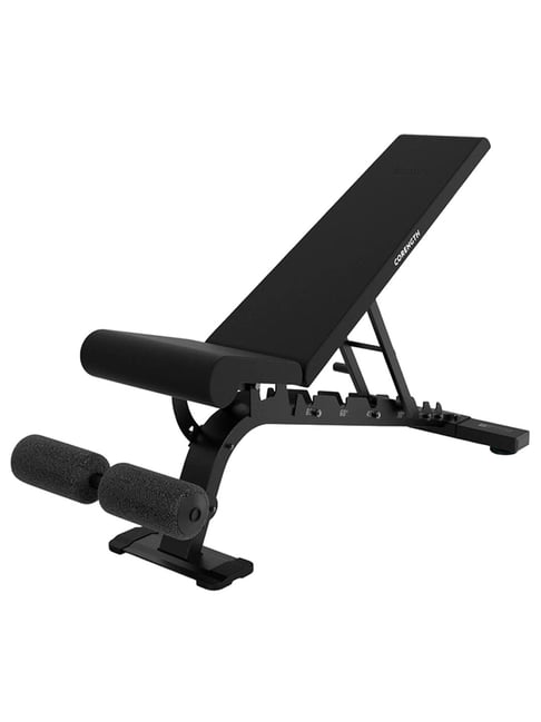 Corength by Decathlon Gym Bench 900, Max Weight 300 Kg, Incline Levels,  With Wheels, Advanced