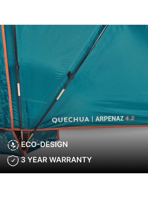 Quechua by Decathlon Camping Tent with Poles Arpenaz People Bedrooms