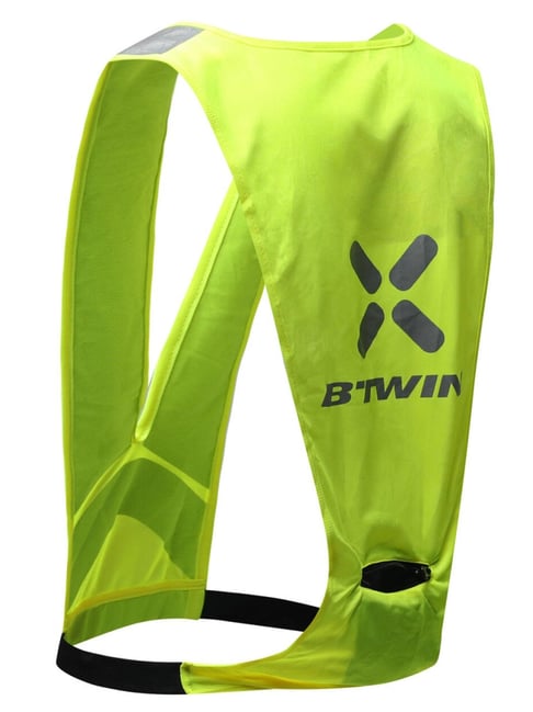 Btwin by Decathlon Cycling High Visibility Pocket Vest 500