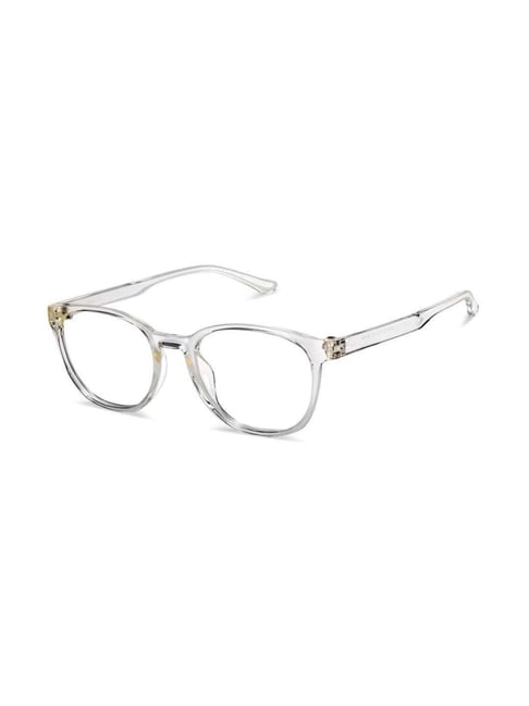 Lenskart Blu LB E14271 Transparent Full Rim Round Computer Glasses-picture-11