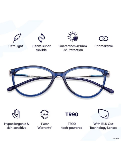 Lenskart Air Matte Essentials Unisex Grey Full Rim Rectangle