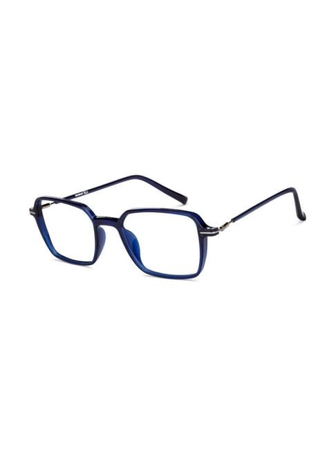 Lenskart Blu LB E14789 Blue Full Rim Square Zero Power Computer Glasses