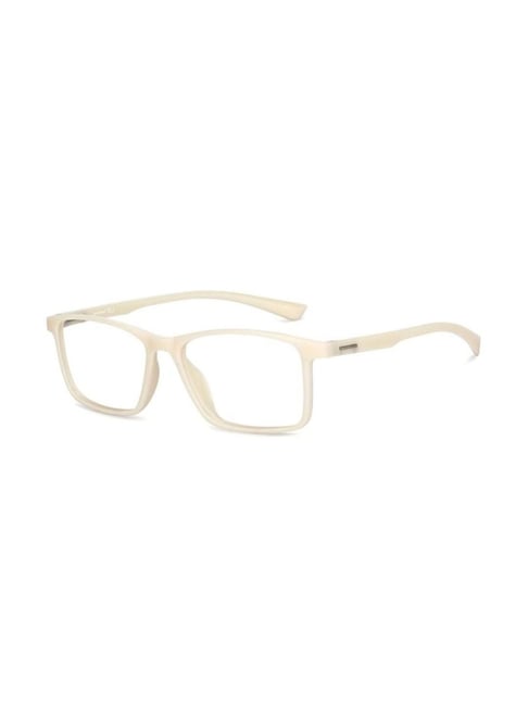 Lenskart Blu LB E13738 White Full Rim Rectangular Zero Power Computer Glasses