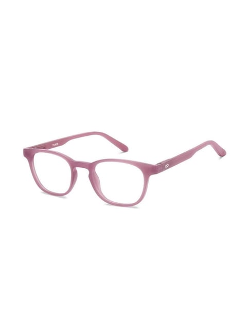 HUSTLR Pink Square Blue Light Protection Unisex Reading Glasses