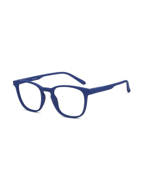 Lenskart Blu Hustlr Peyush Bansal Blue Cut Zero Power Computer Glasses  (Midnight Blue)