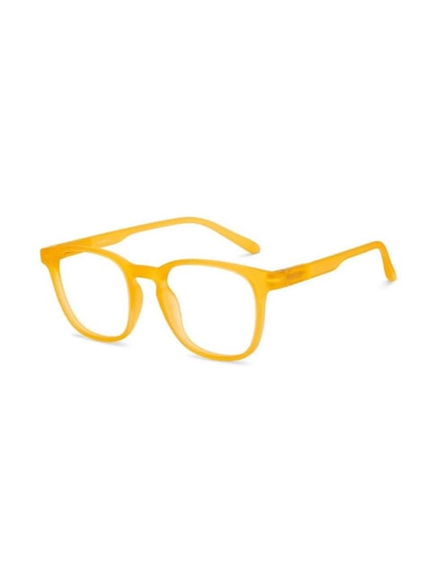 Lenskart Blu Hustlr Peyush Bansal Blue Cut Zero Power Computer Glasses  (Amber)